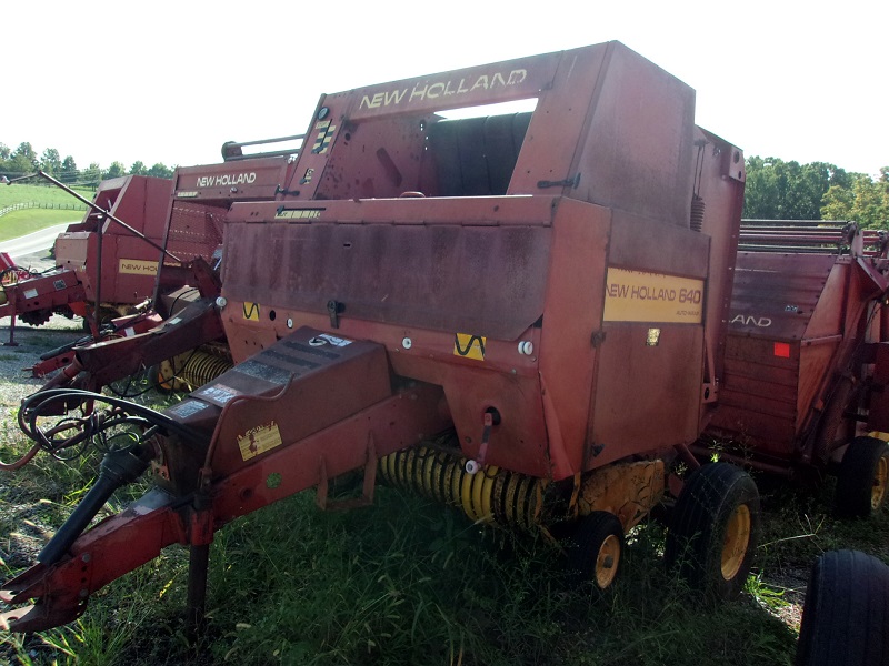 1993 new holland 640 round baler in stock at baker & sons equipment in ohio