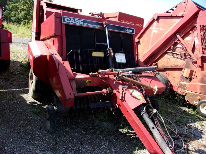 1987 case 3450 round baler for sale at baker & sons equipment in ohio