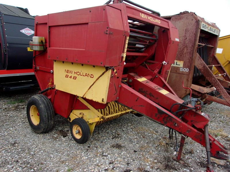 1986 new holland 848 round baler for sale at baker and sons in ohio
