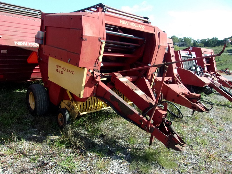 1987 new holland 848 round baler for sale at baker & sons equipment in ohio