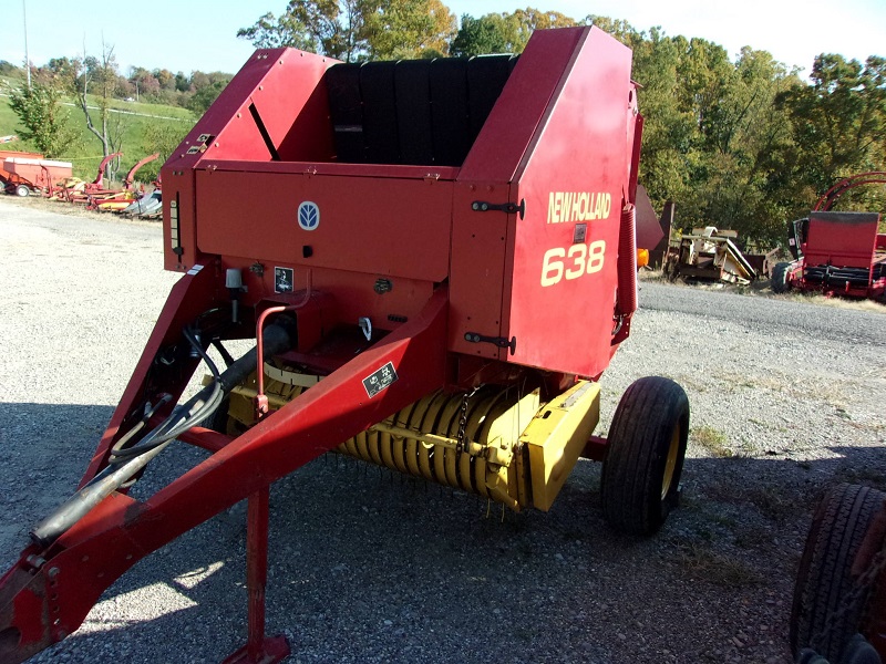 2000 New Holland 638 round baler at Baker & Sons Equipment in Ohio