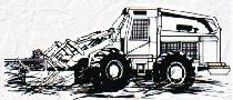 Line drawing of Hydro Ax brushcutter