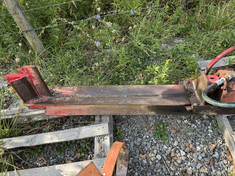 Used Kelley KLS36 log splitter at Baker & Sons Equipment in Ohio