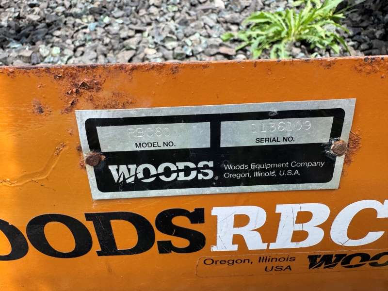Used Woods RBC60 blade at Baker & Sons Equipment in Ohio