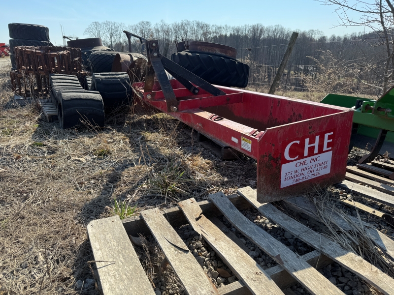 Used CHE 8' box blade at Baker & Sons Equipment in Ohio