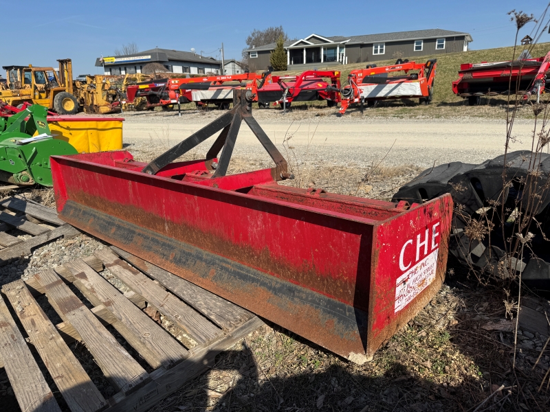 Used CHE 8' box blade at Baker & Sons Equipment in Ohio