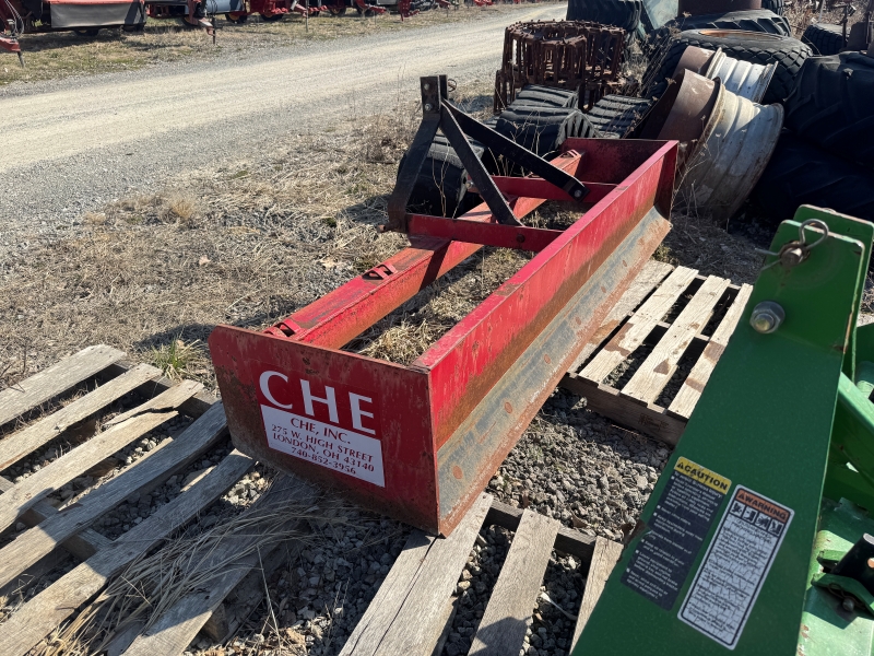 Used CHE 8' box blade at Baker & Sons Equipment in Ohio