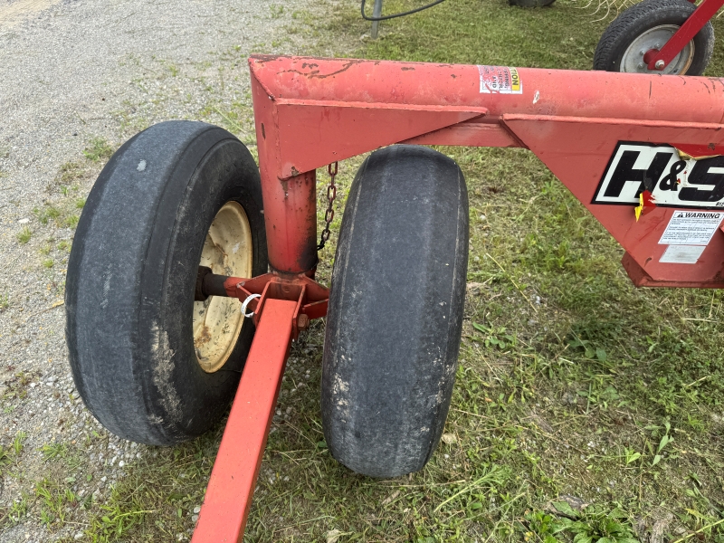 Used H&S BT6 bale wagon for sale at Baker & Sons Equipment in Ohio