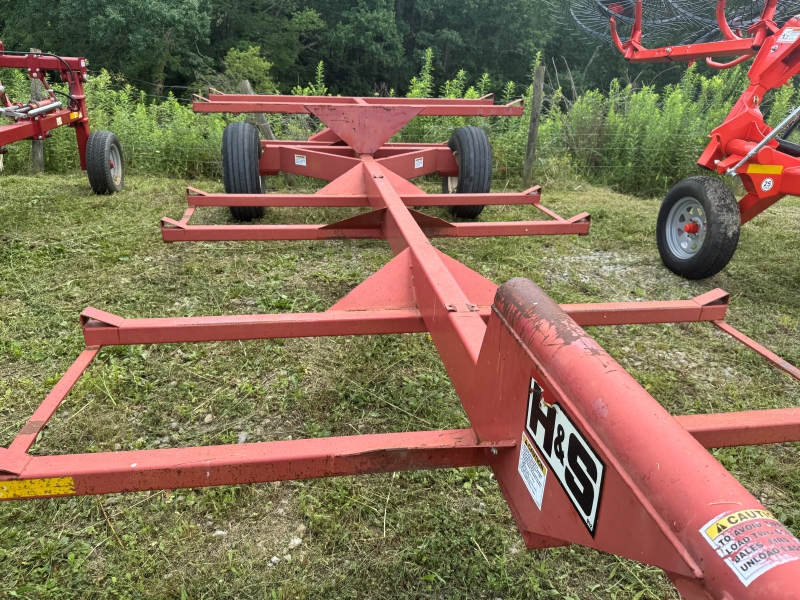 Used H&S BT6 bale wagon for sale at Baker & Sons Equipment in Ohio