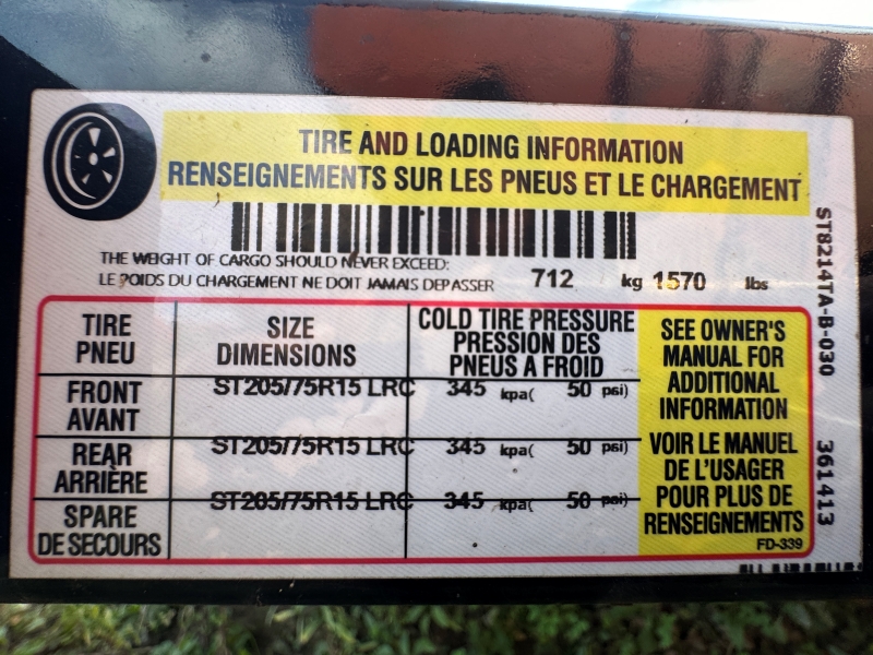 2022 Sure-Trac ST8214TA-B-030 trailer at Baker & Sons Equipment in Ohio