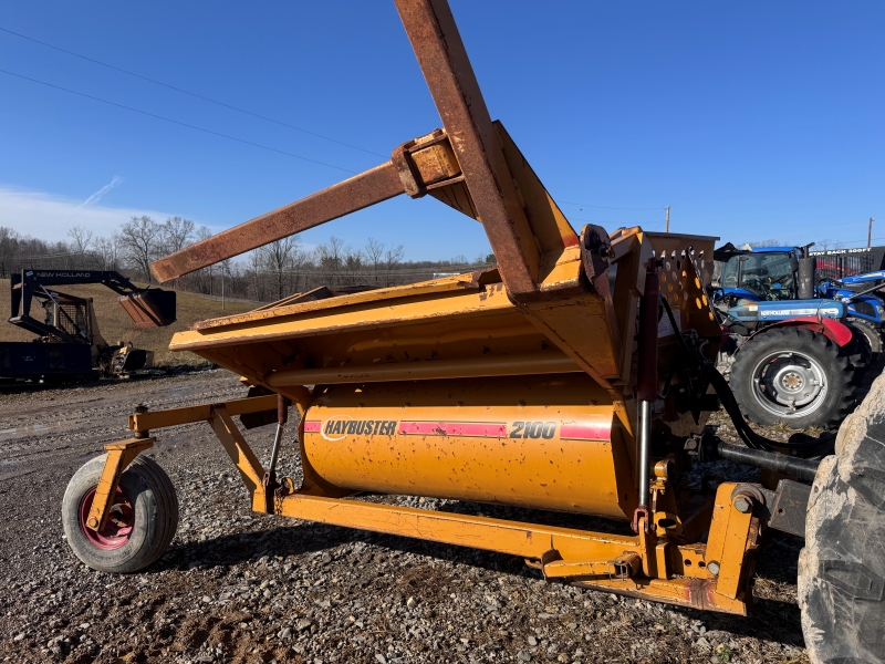 Used Haybuster 2100 bale buster at Baker & Sons Equipment in Ohio