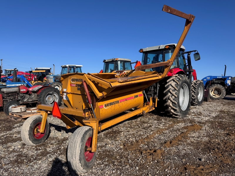 Used Haybuster 2100 bale buster at Baker & Sons Equipment in Ohio