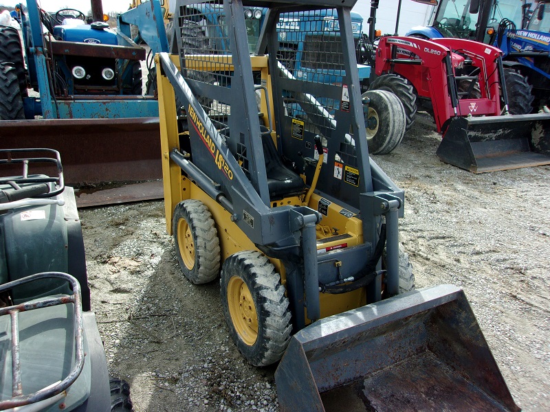 2002 new holland ls120 skidsteer for sale at baker & sons equipment in ohio
