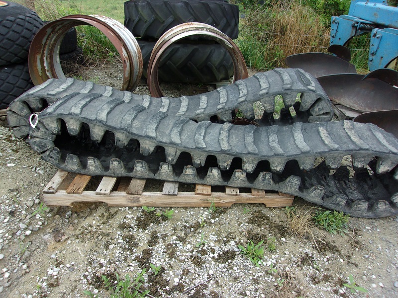 used rubber skidsteer tracks for sale at Baker and Sons Equipment in Lewisville, Ohio