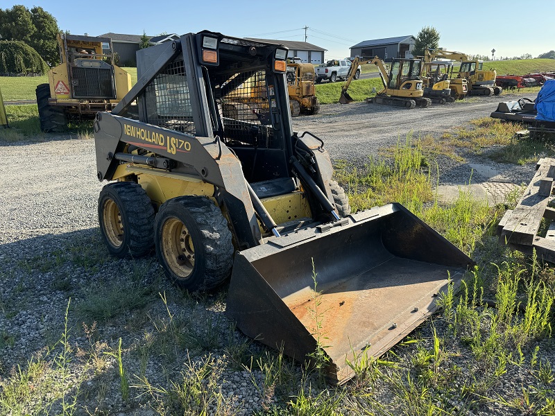 2001 New Holland LS170 skidsteer in stock at Baker & Sons Equipment in Ohio
