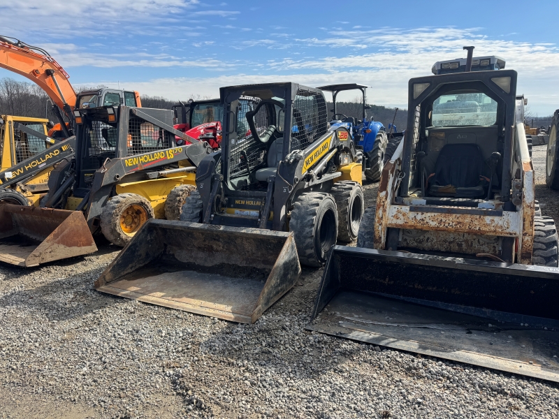 2017 New Holland L218 skidsteer in stock at Baker & Sons Equipment in Ohio