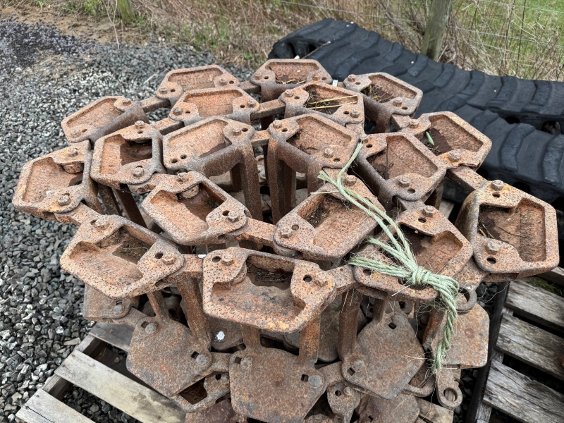 Used Grouser skidsteer tracks in stock at Baker & Sons Equipment in Ohio