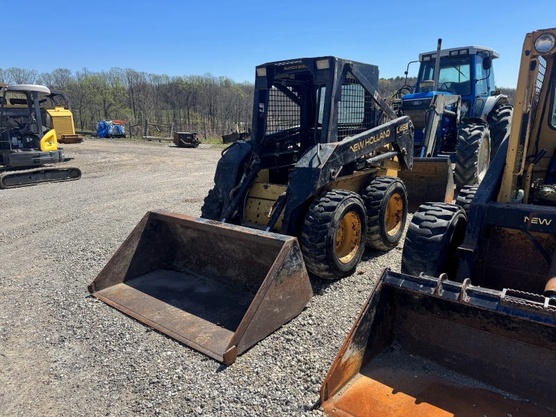 1997 New Holland L465 skidsteer in stock at Baker & Sons Equipment in Ohio
