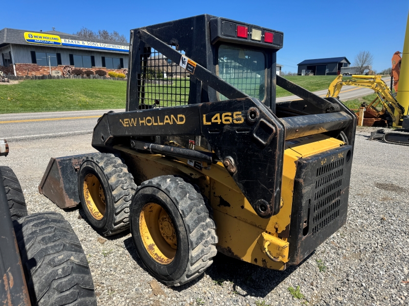 1997 New Holland L465 skidsteer in stock at Baker & Sons Equipment in Ohio