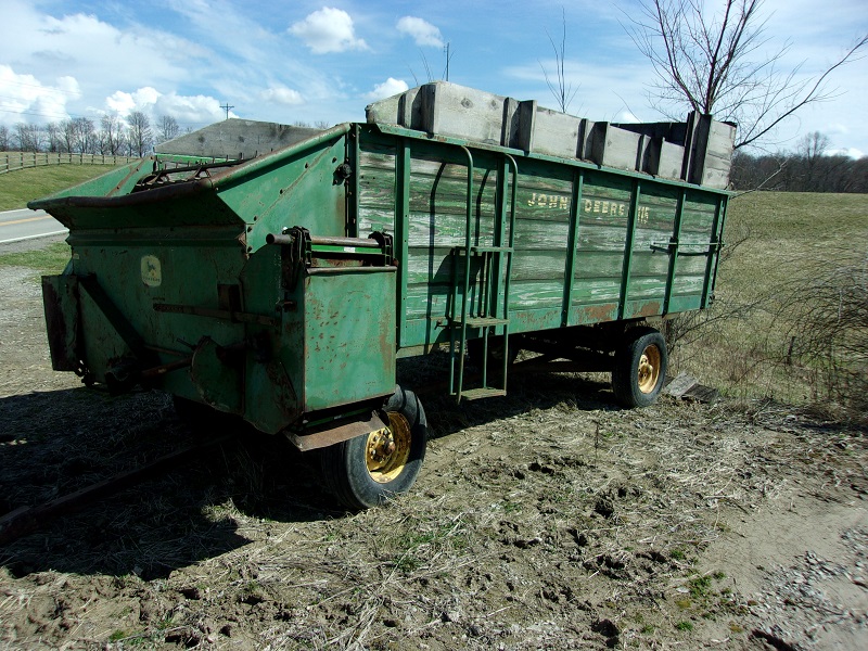 used john deere 115cw forage wagon for sale at baker & sons in ohio