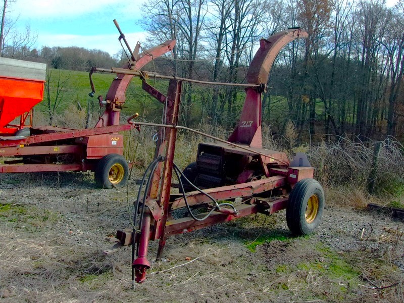 used new holland s717 forage chopper for sale at baker & sons equipment in ohio