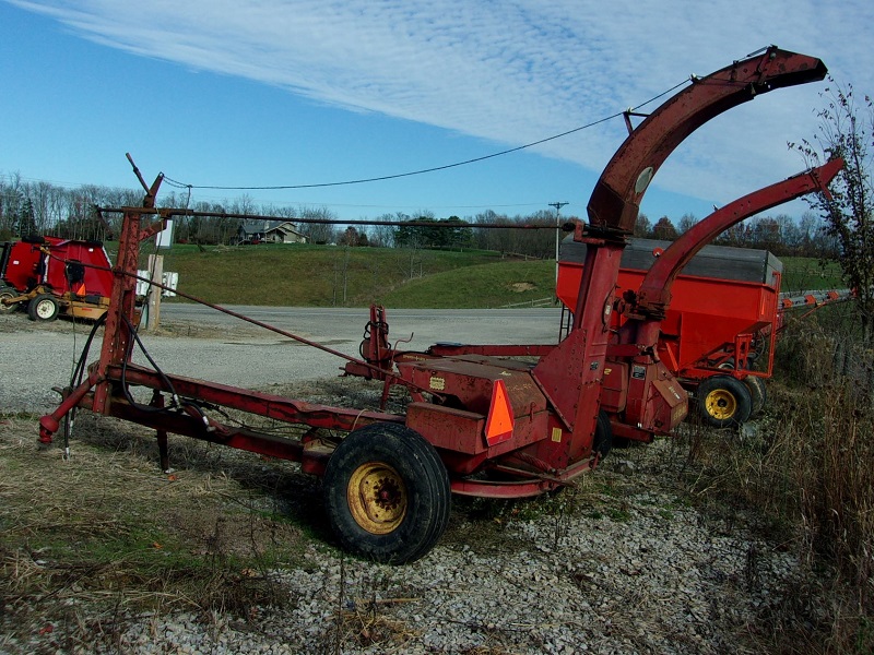 used new holland s717 forage chopper for sale at baker and sons equipment in ohio