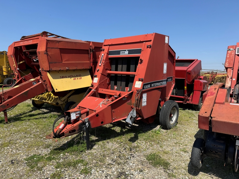 used Case IH 8420 round baler at Baker & Sons Equipment in Ohio