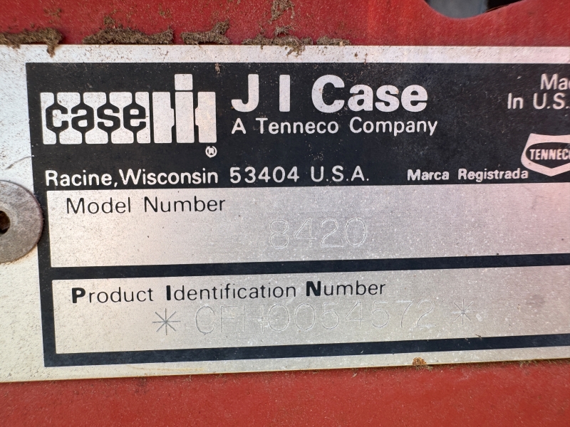 Used Case IH 8420 round baler for sale at baker & sons in ohio