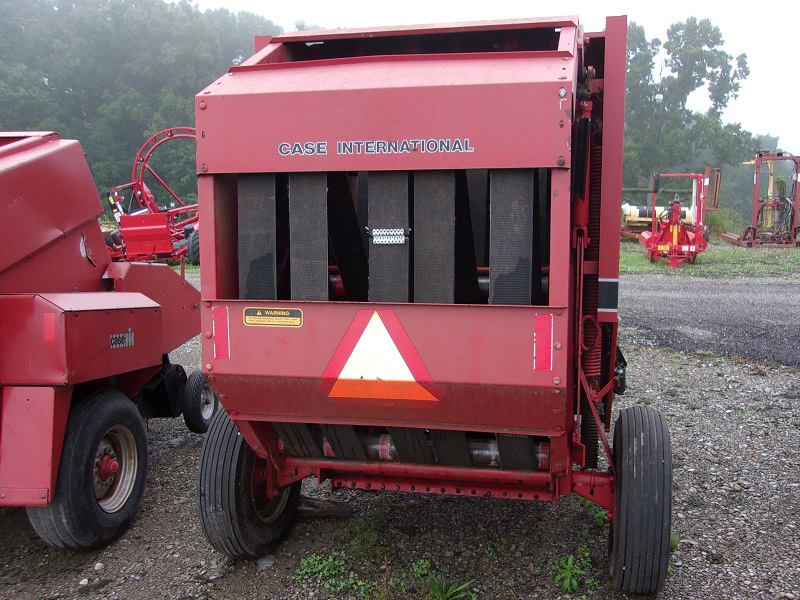 used case ih 8420 round baler for sale at baker & sons equipment in ohio