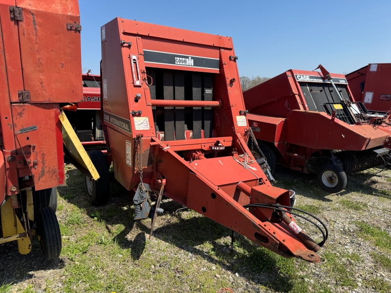 used case ih 8420 round baler for sale at baker & sons equipment in ohio