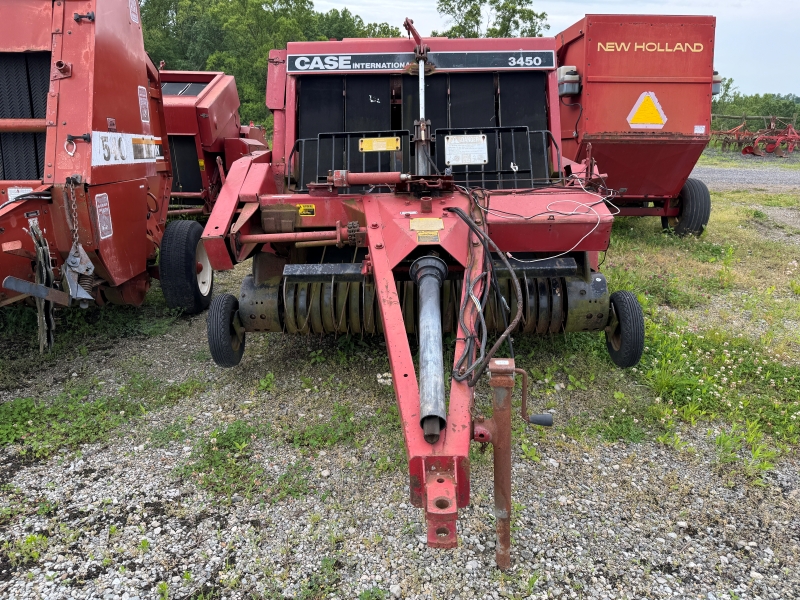 1987 Case 3450 round baler for sale at baker & sons equipment in ohio