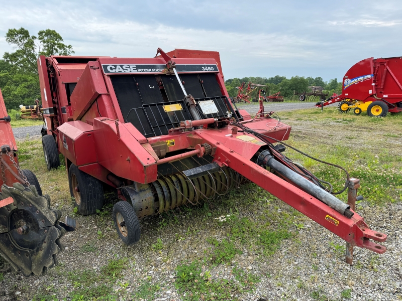 1987 Case 3450 round baler for sale at baker & sons equipment in ohio