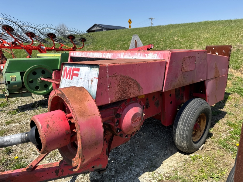 Used Massey Ferguson 124 square baler in stock at baker and sons equipment in ohio