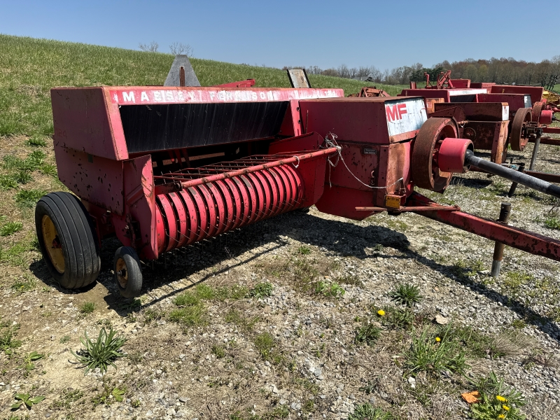 Used Massey Ferguson 124 square baler in stock at baker and sons equipment in ohio