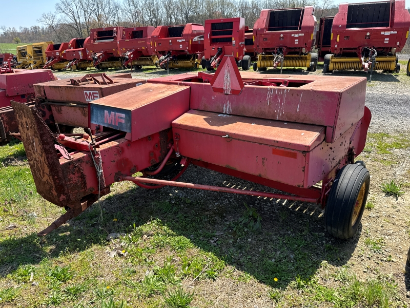 Used Massey Ferguson 124 square baler in stock at baker and sons equipment in ohio