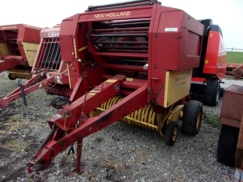 1986 New Holland 848 round baler at Baker & Sons Equipment in Ohio