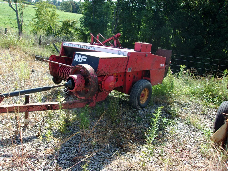 used massey ferguson 124 square baler at baker and sons in ohio
