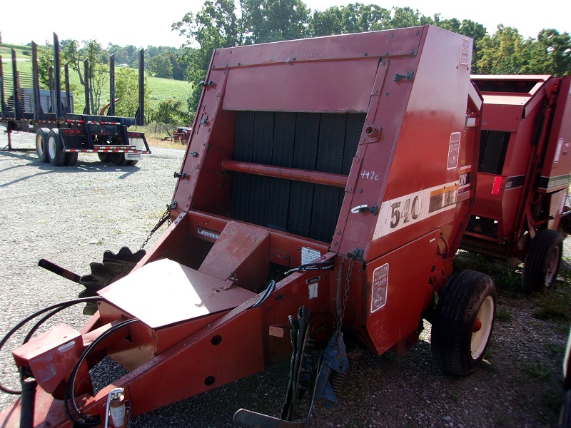 used Hesston 540 round baler at Baker & Sons Equipment in Ohio