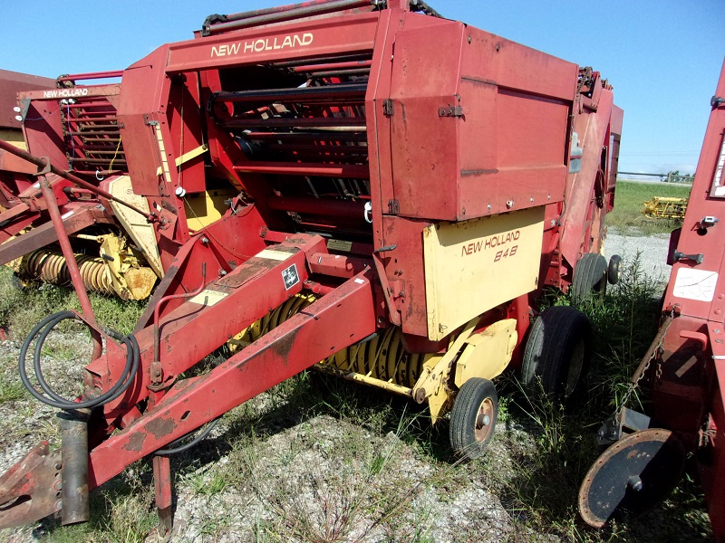 1987 new holland 848 round baler for sale at baker and sons in ohio
