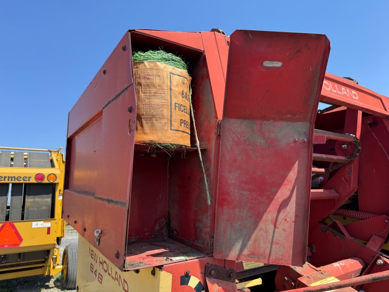 1987 new holland 848 round baler for sale at baker and sons in ohio