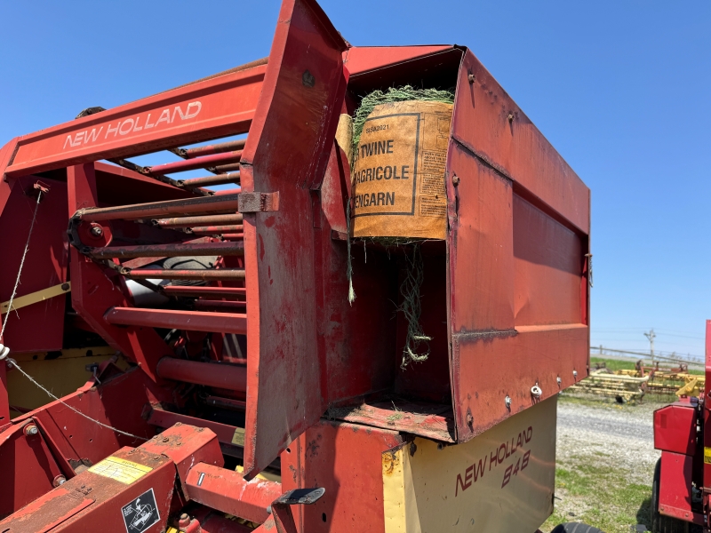 1987 new holland 848 round baler for sale at baker and sons in ohio