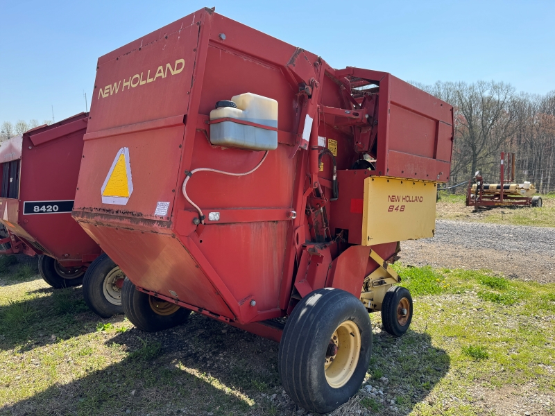 1987 new holland 848 round baler for sale at baker and sons in ohio
