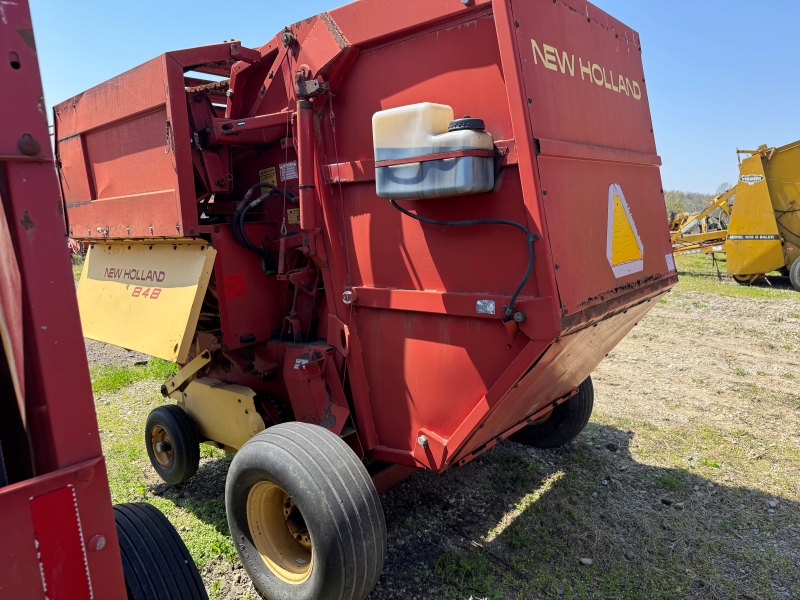 1987 new holland 848 round baler for sale at baker and sons in ohio