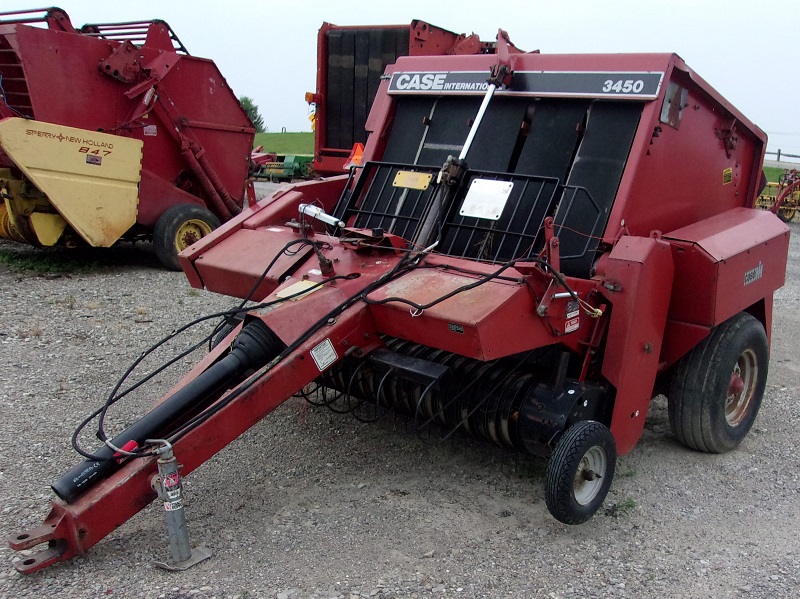 1987 Case IH 3450 round baler for sale at Baker and Sons Equipment in Ohio