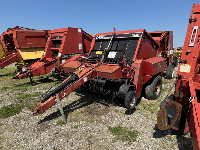 1987 Case IH 3450 round baler for sale at baker & sons in ohio