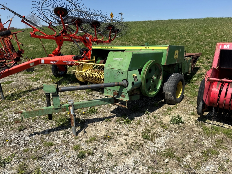 Used John Deere 336 square baler for sale at baker & sons in ohio