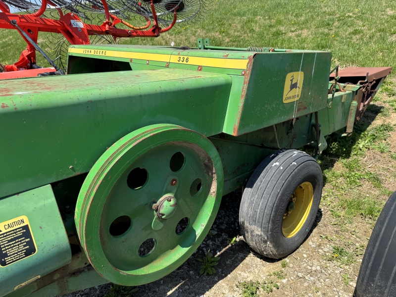 Used John Deere 336 square baler for sale at baker & sons in ohio