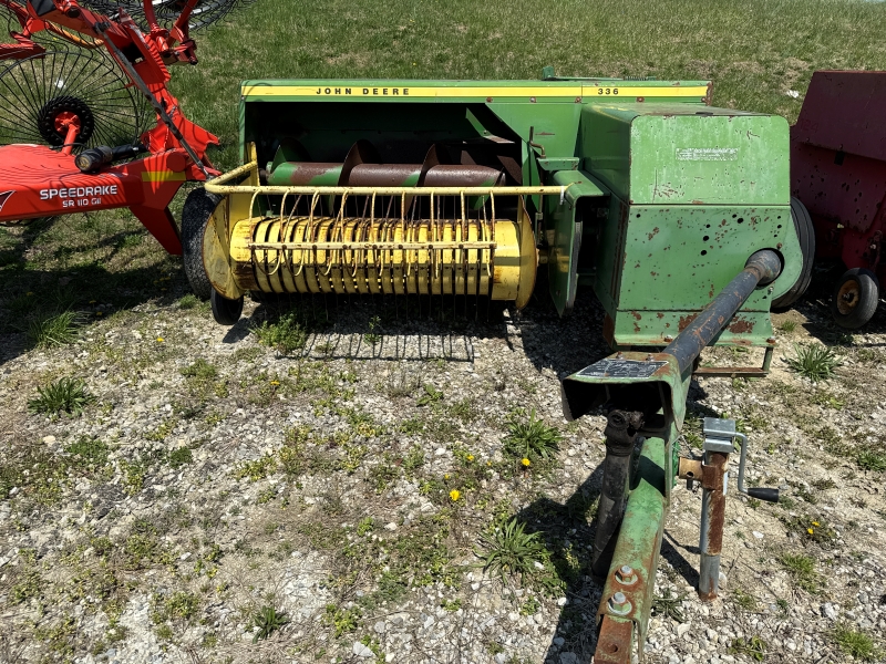 Used John Deere 336 square baler for sale at baker & sons in ohio