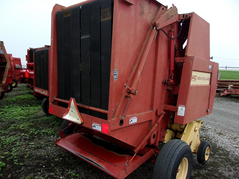1995 new holland 640 round baler for sale at baker & sons equipment in ohio