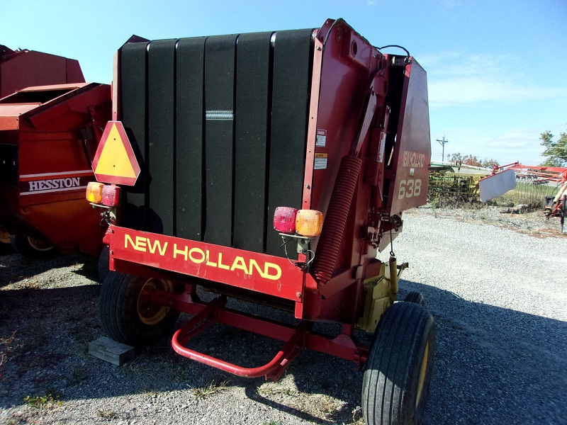 2000 new holland 638 round baler for sale at baker & sons equipment in ohio
